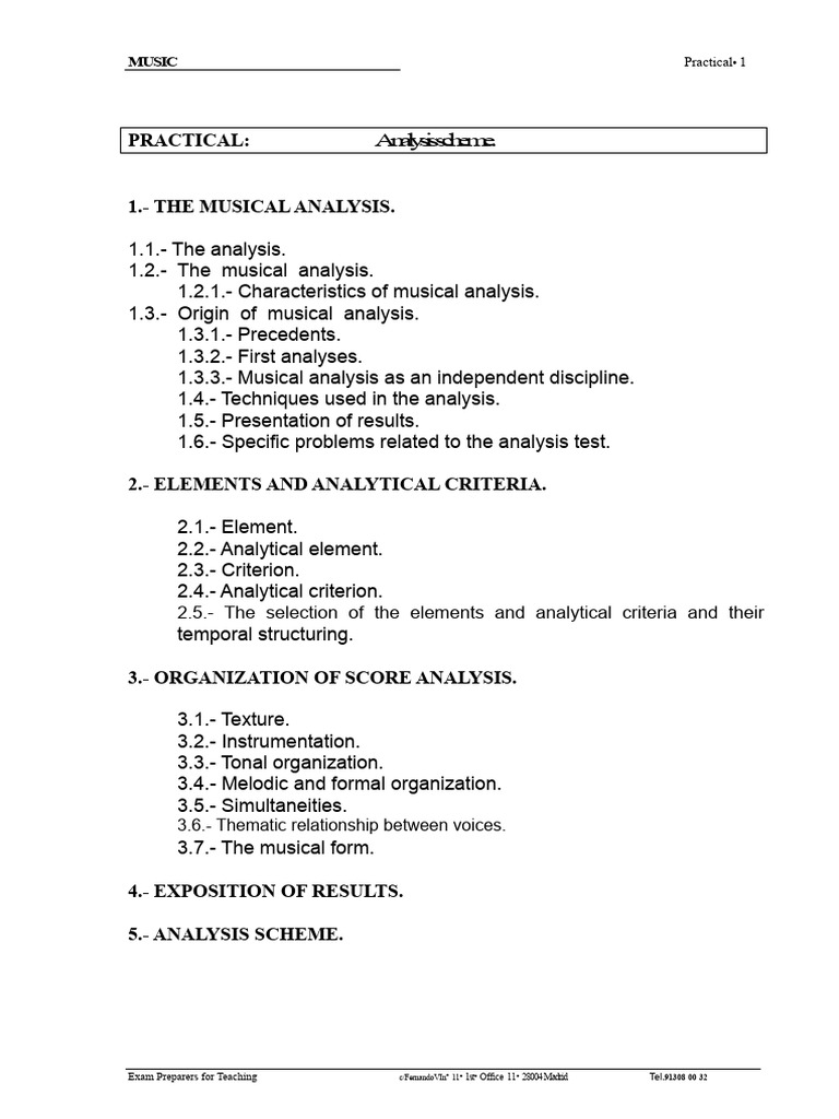 Musical Analysis Techniques Guide | PDF | Chord (Music) | Musical ...