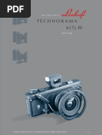 Catalogue Technique Linhof Technika 84 Pages - Années 1960, Grand Format 4x5 (occasion)