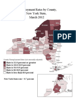 March 2012 Unemployment Data For New York