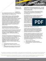 Tax Alert 2012 - Reglamento Parcial Número 1 de La Ley Orgánica de Deporte, Actividad Física y Educación Física