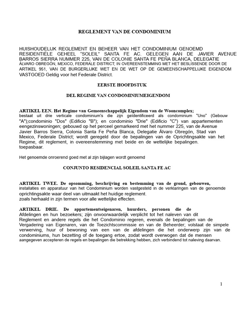 Interne Regels | PDF
