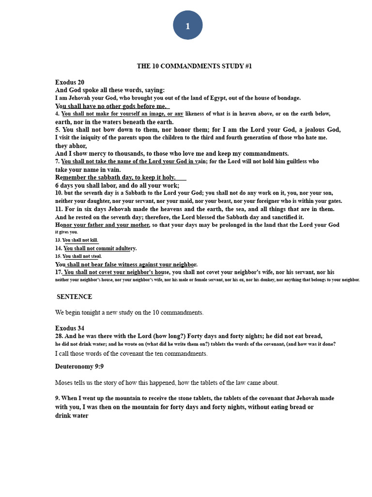 Understanding the 10 Commandments | PDF | Ten Commandments | Moses