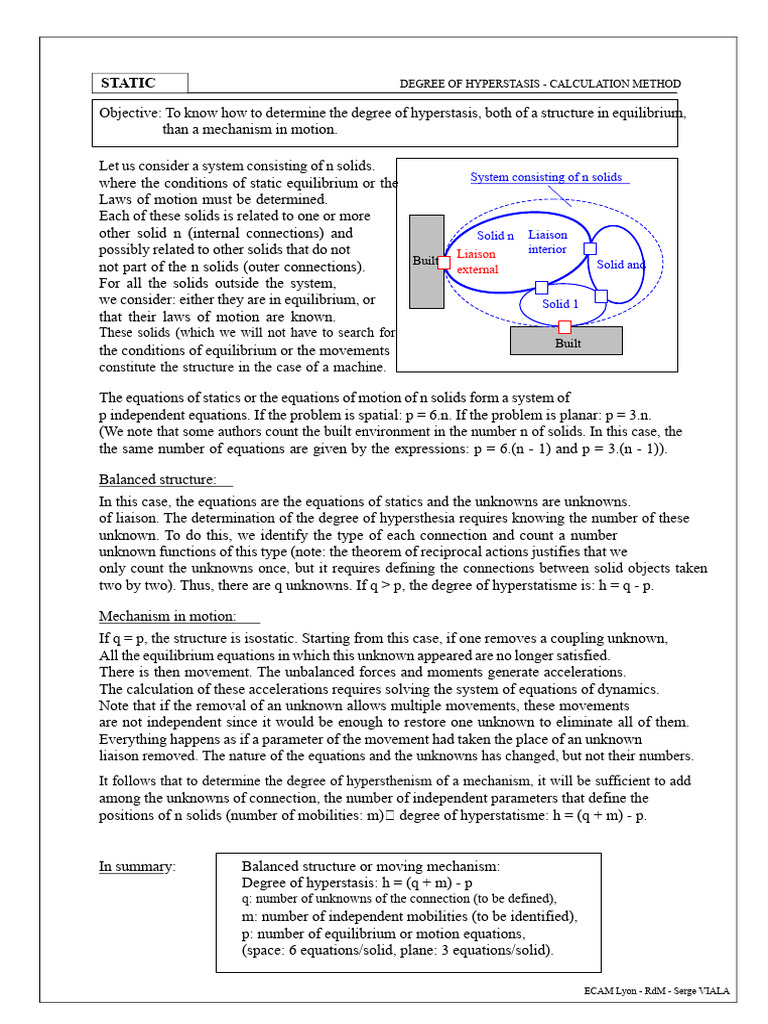 15 Static Degree of Hypersthenia Calculation Method | PDF | Equations ...