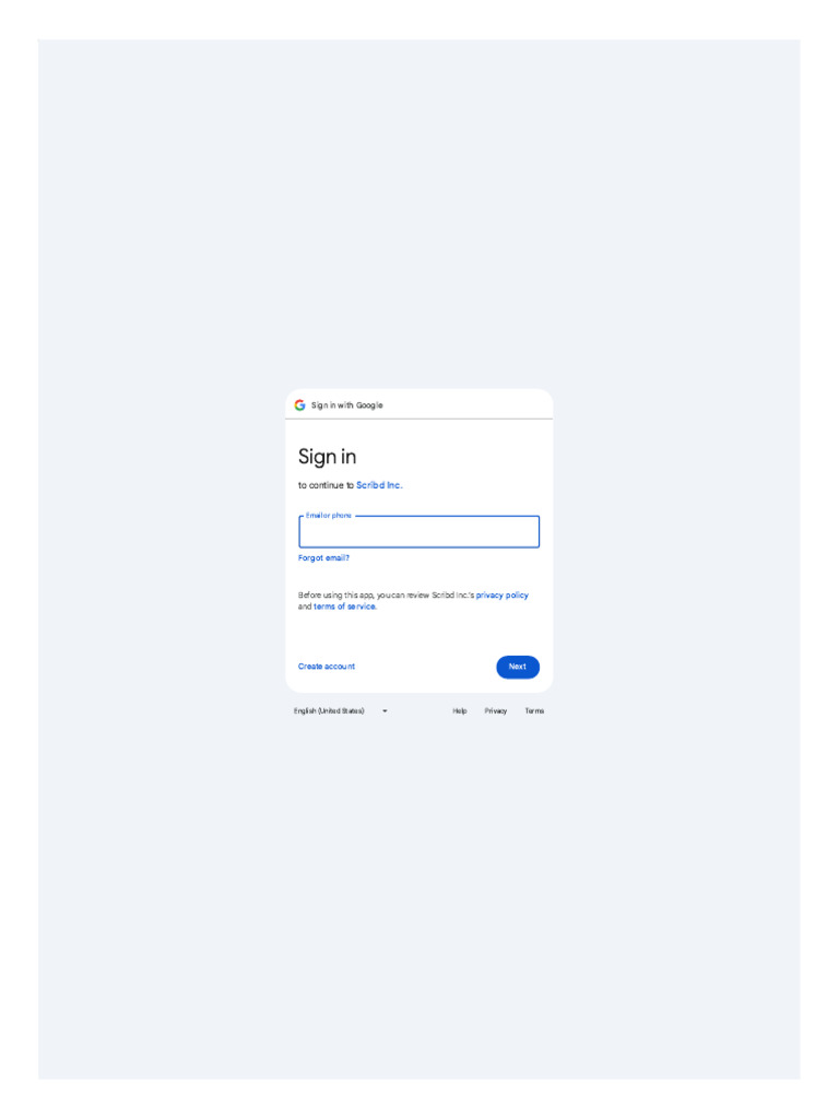 Scribd Sign-In and Privacy Overview | PDF