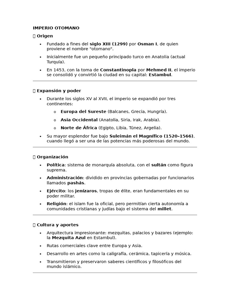 Imperio Otomano | PDF