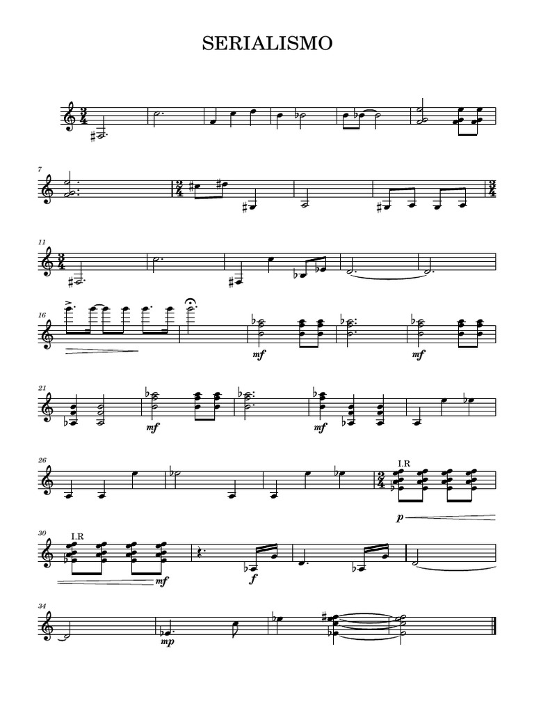 Introducción al Serialismo Musical | PDF