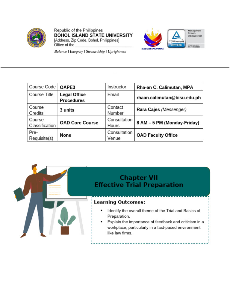 Effective Trial Preparation Guide PDF Paralegal