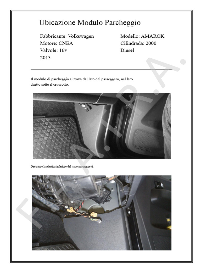 Modulo radar di parcheggio 5K0919475E / 5K0 919 475 E per Golf MK6 OPS