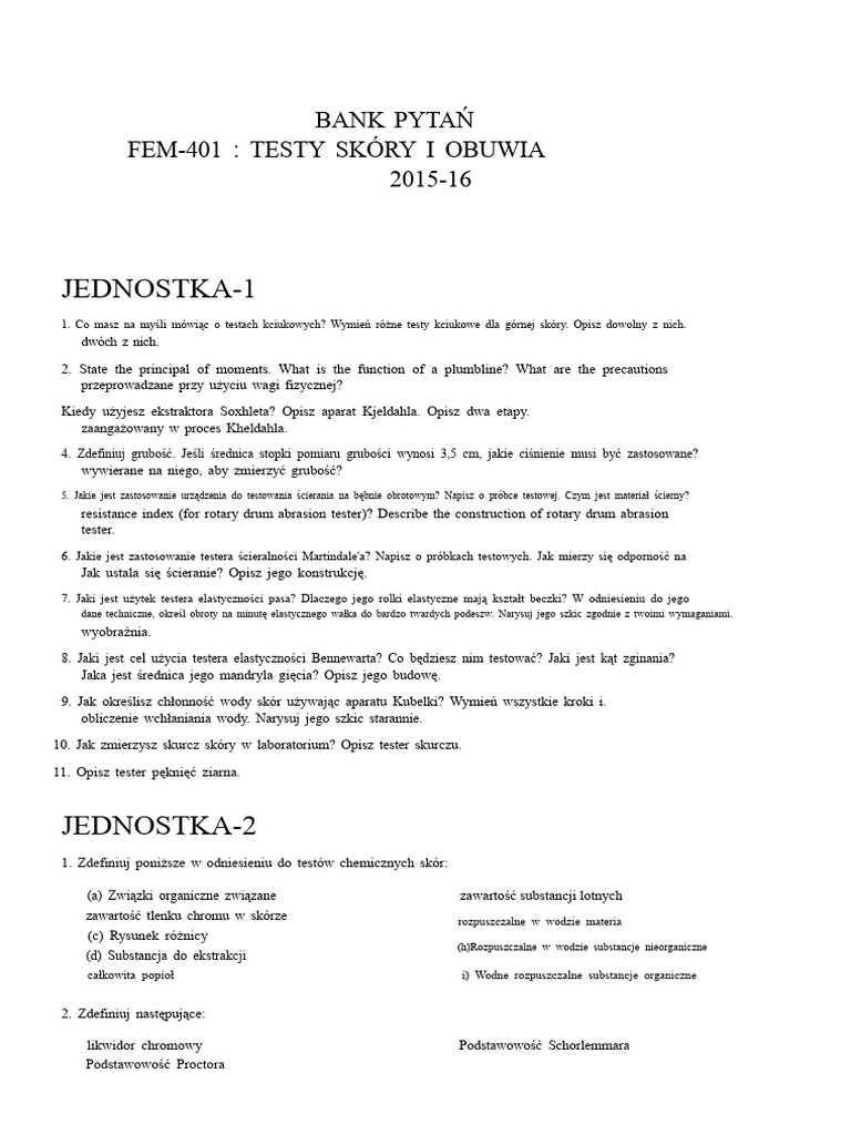 QB Fem 401 | PDF
