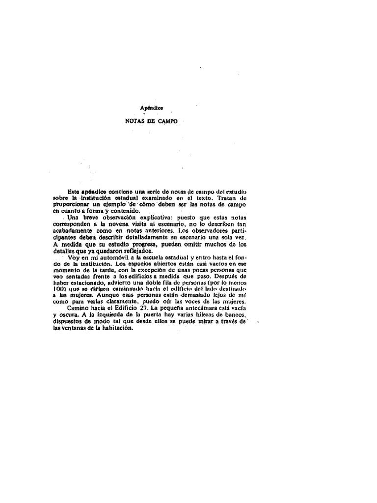 Example - Field Notes | PDF