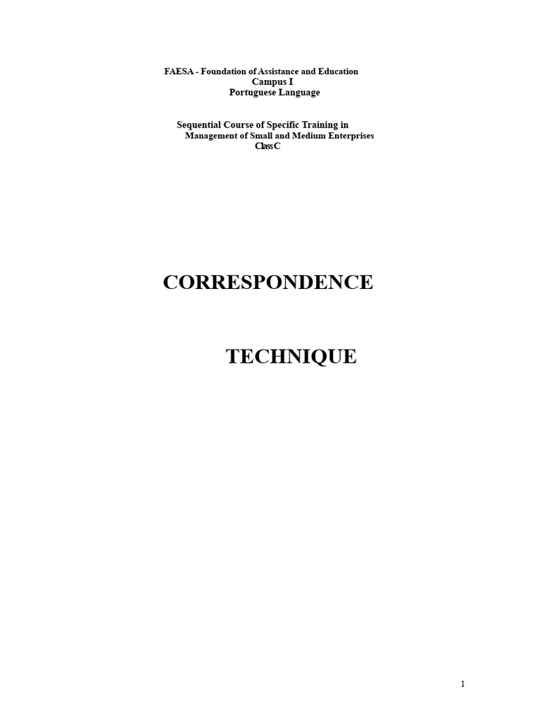 Commercial Letter Writing Guide | PDF | Résumé