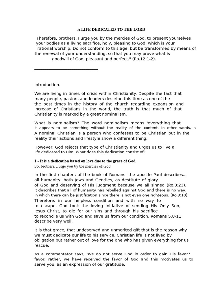 Understanding Romans 12:1-2 Meaning | PDF | Epistle To The Romans ...