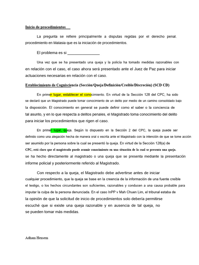 Inicio de Procedimientos | PDF | Orden de arresto | Justicia