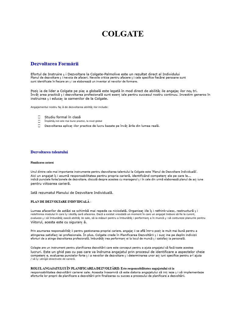 Colgate | PDF