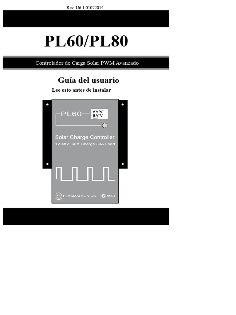 B0126 PL60.PL80.GuíaDelUsuario.2014 | PDF | Menú (Computación ...