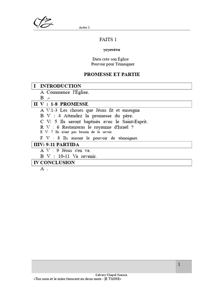 Création de l'Église et Promesse de Pouvoir | PDF | Église chrétienne ...
