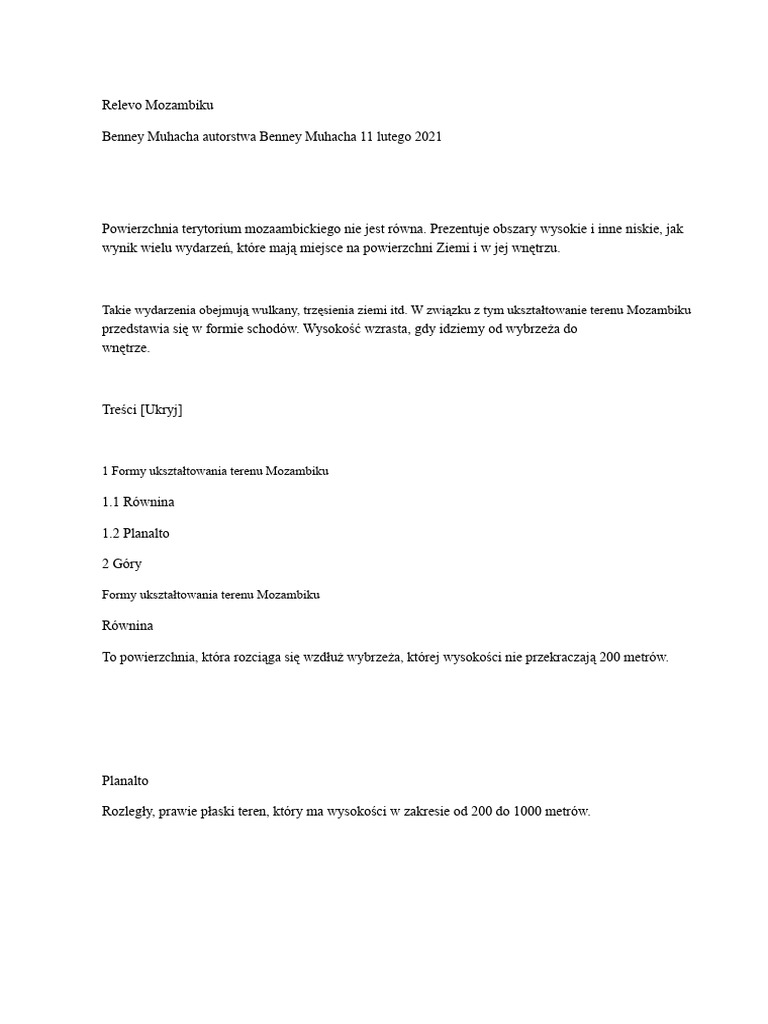 Relevo Moçam-WPS Office | PDF