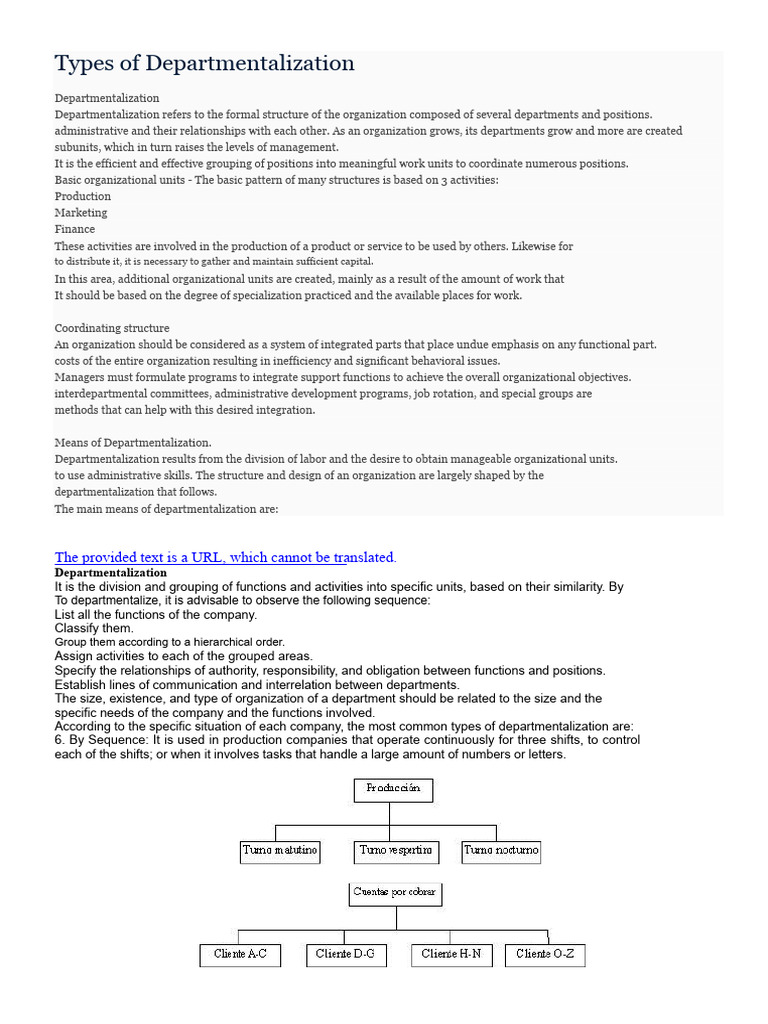 Understanding Departmentalization Types | PDF | Business | Economies
