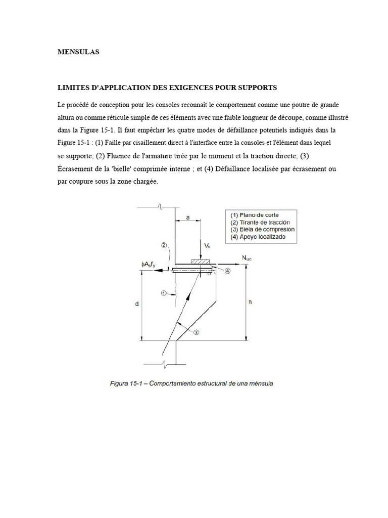 Exigences de conception des consoles en béton | PDF | Contrainte de ...