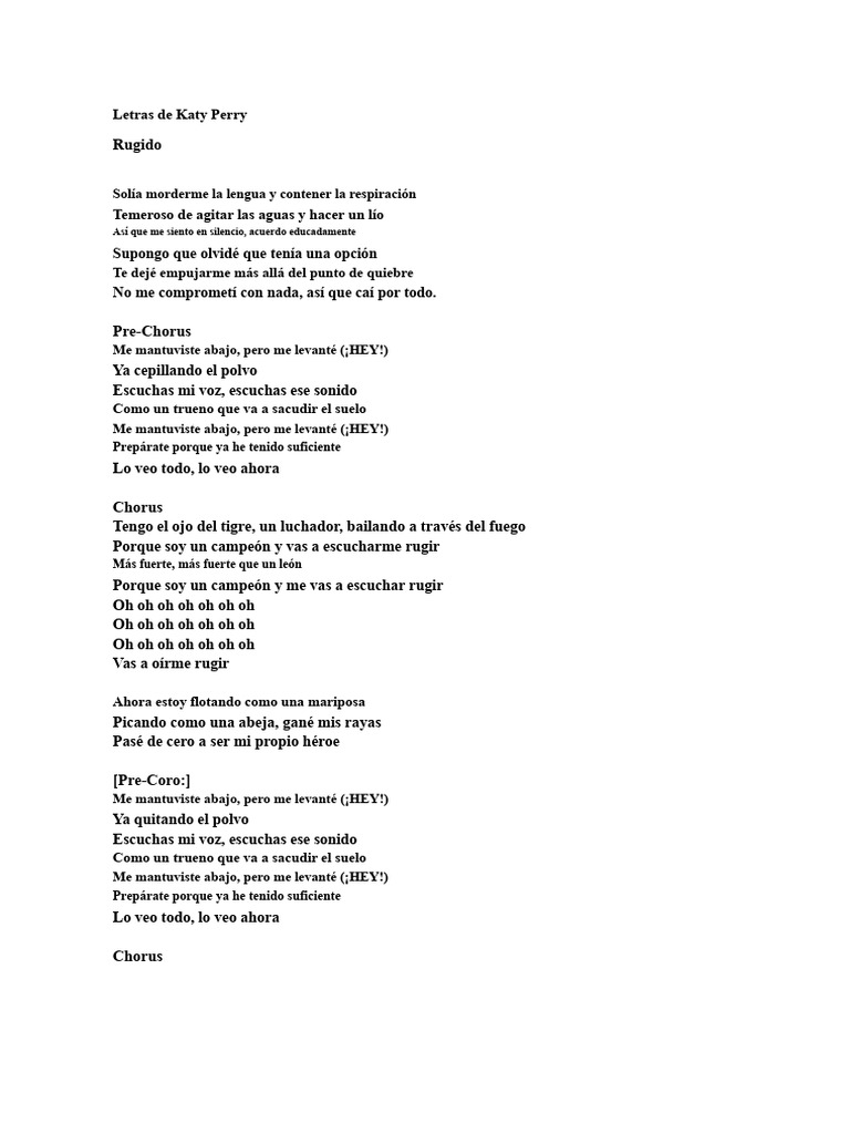 Letra de 