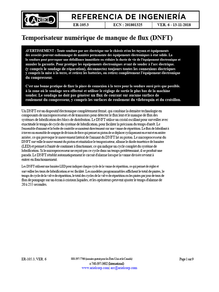 Installation et fonctionnement du DNFT | PDF | Soudage | Construction