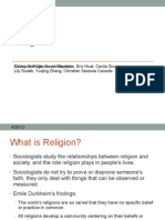 Sociology Presentation Religion
