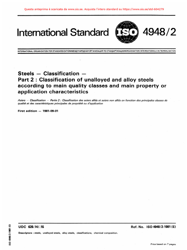 Iso 4948 2 It PDF | PDF
