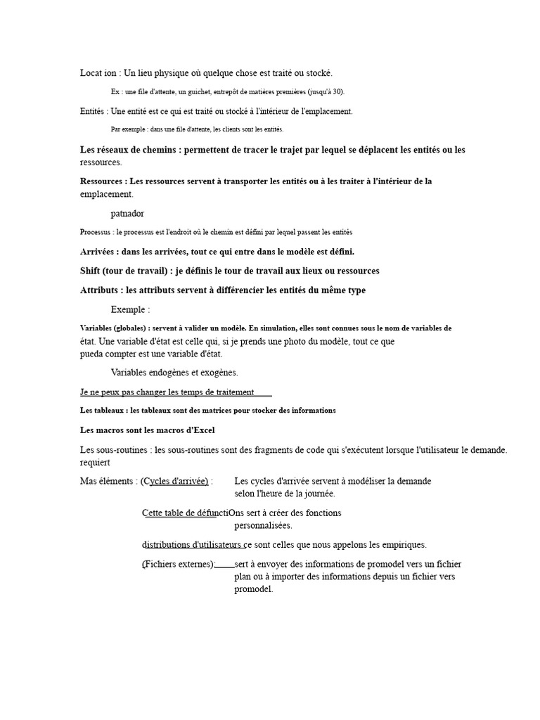 Exemples d'emplacements en simulation | PDF | Lumière