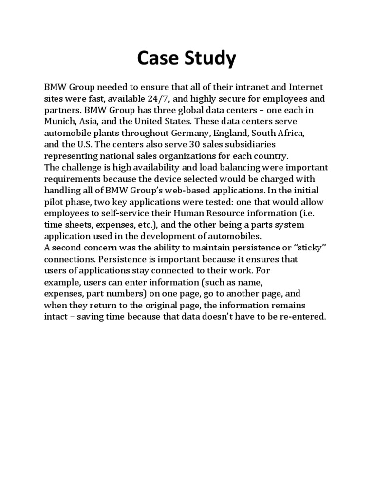 Case Study | PDF