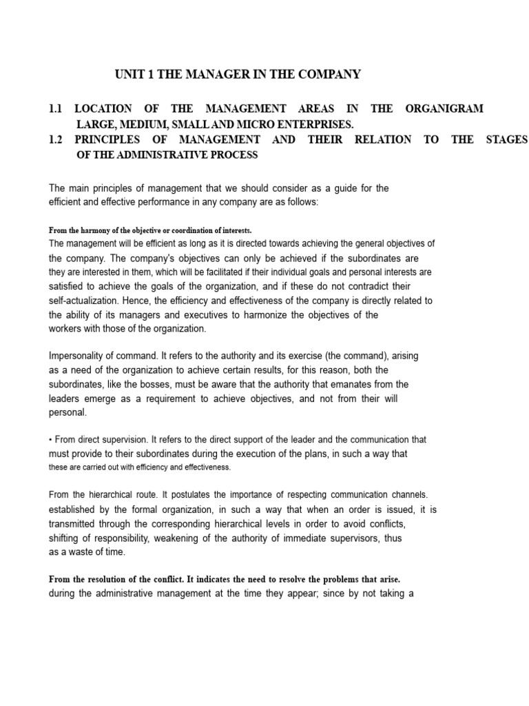 Management Principles and Roles Explained | PDF | Leadership | Motivational