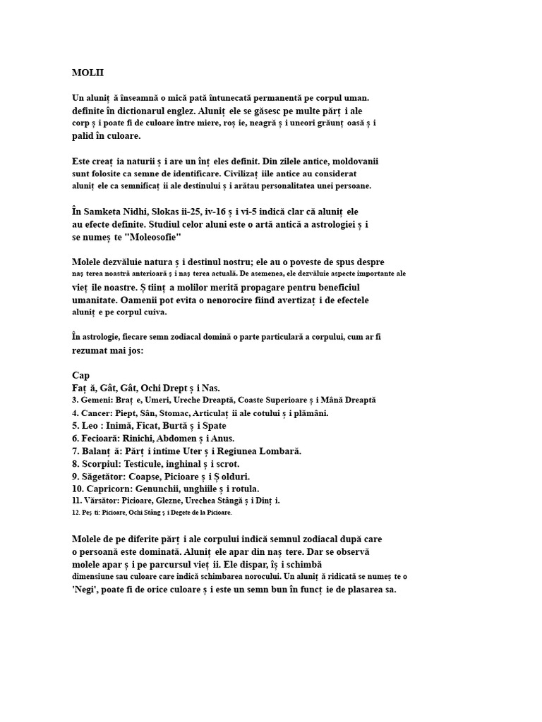 Moli | PDF