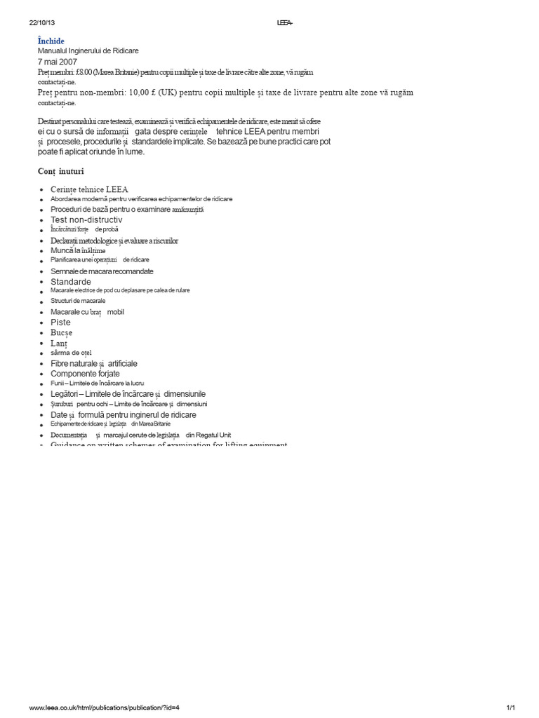 LEEA Manual PDF | PDF