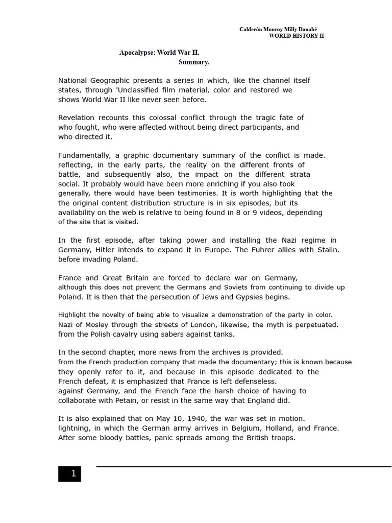 Apocalypse The Second World War | PDF | Allies Of World War II | Nazi ...