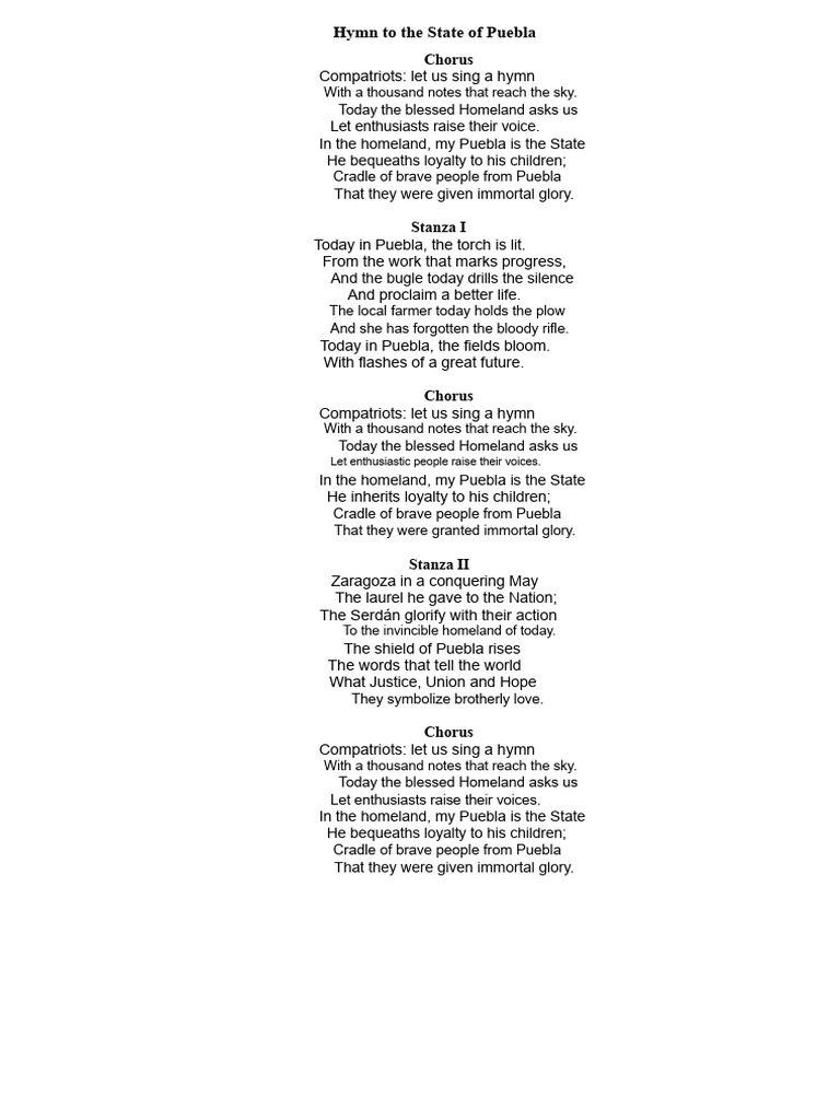 Mexican National Anthem | PDF