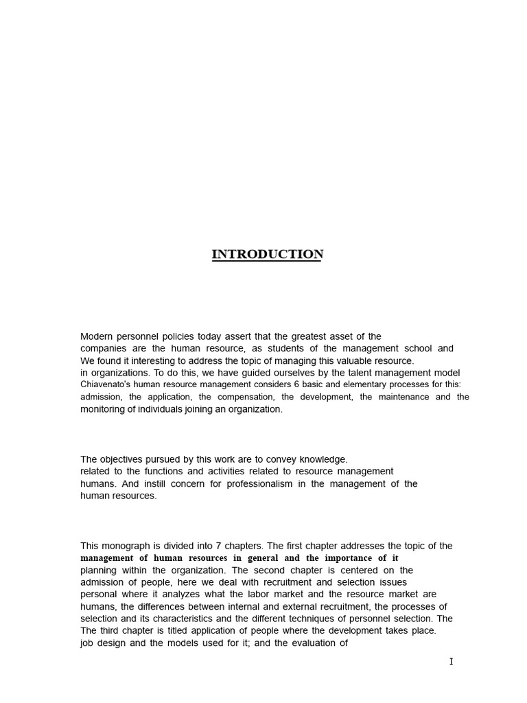 Human Resource Management Overview | PDF | Human Resources | Human ...