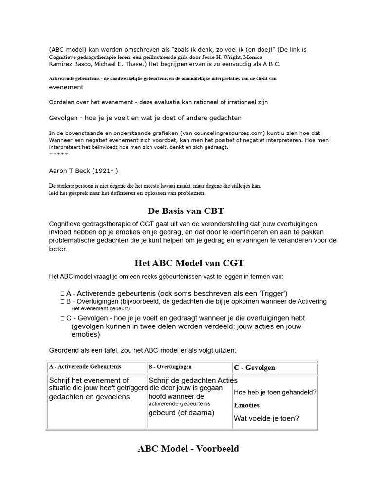 ABC Model | PDF