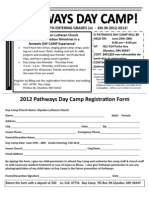 Day Camp Registration Form