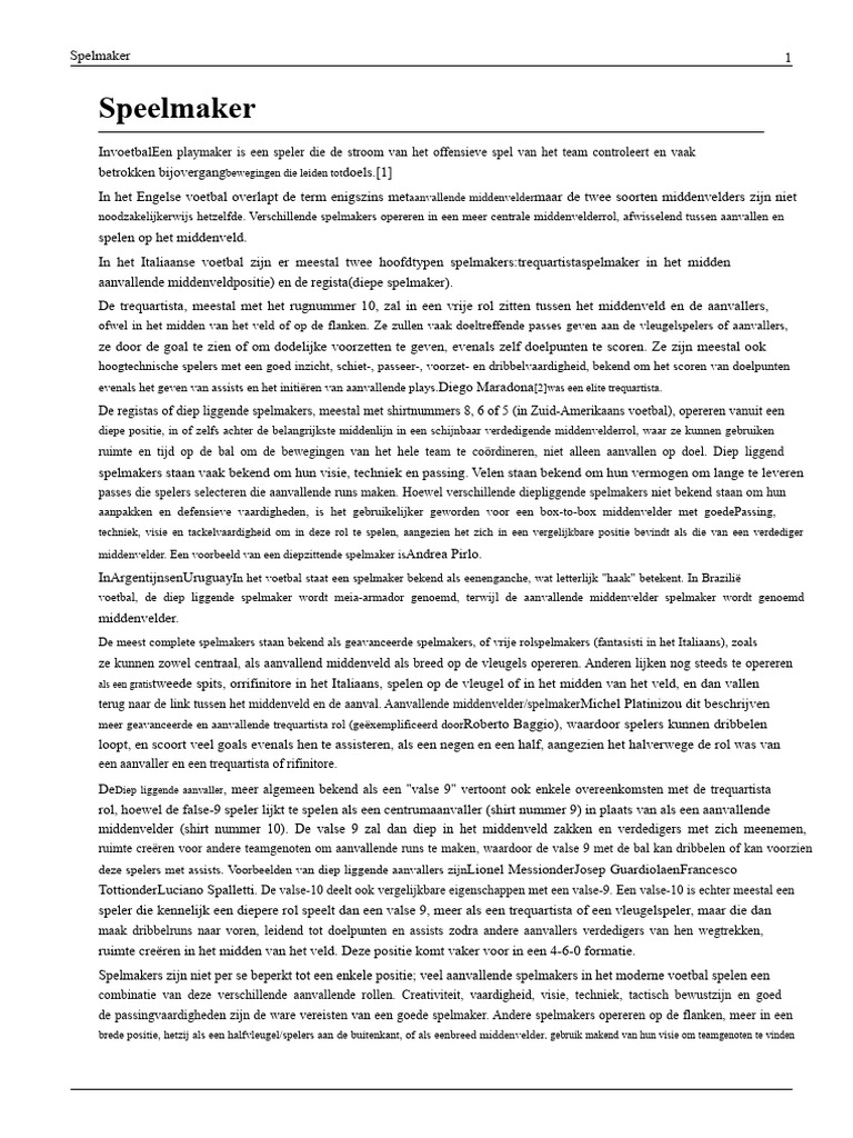 Playmaker PDF | PDF