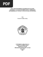 Download Pengaruh Pemberian Kompos Kulit Kopi0D0Akotoran Ayam Dan Kombinasinya Terhadap Ketersediaan Unsur N P Dan K Pada0D0AInceptisol by AdHie Free SN91254668 doc pdf
