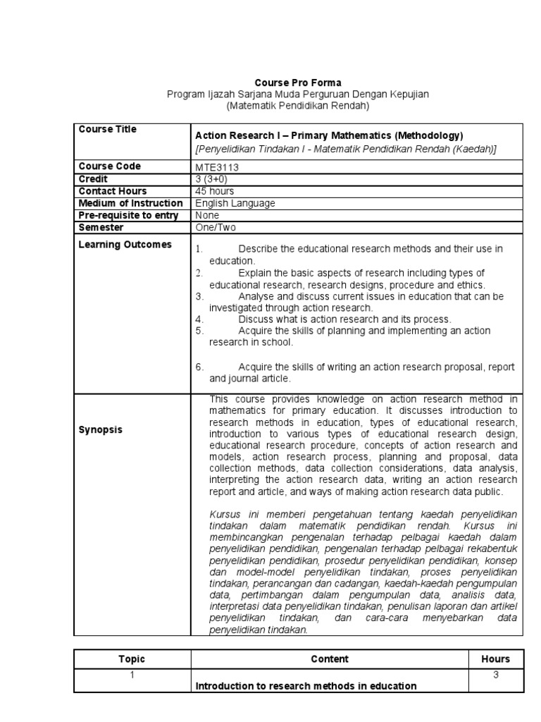 Essay on research methods in education