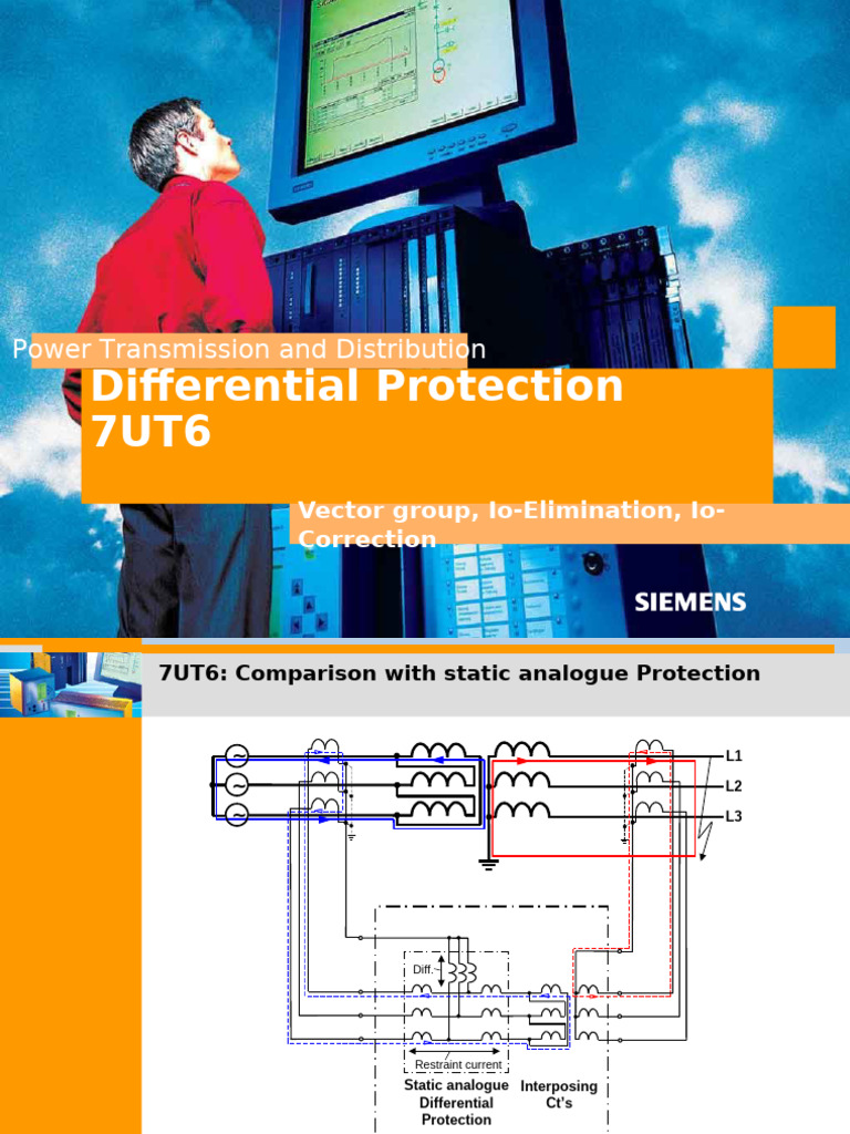 7UT6 Differential Protection Overview | PDF