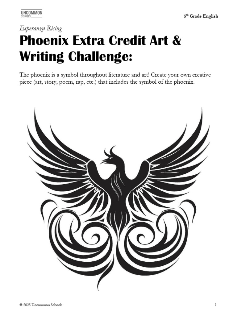 Phoenix Legend for 5th Grade Challenge | PDF
