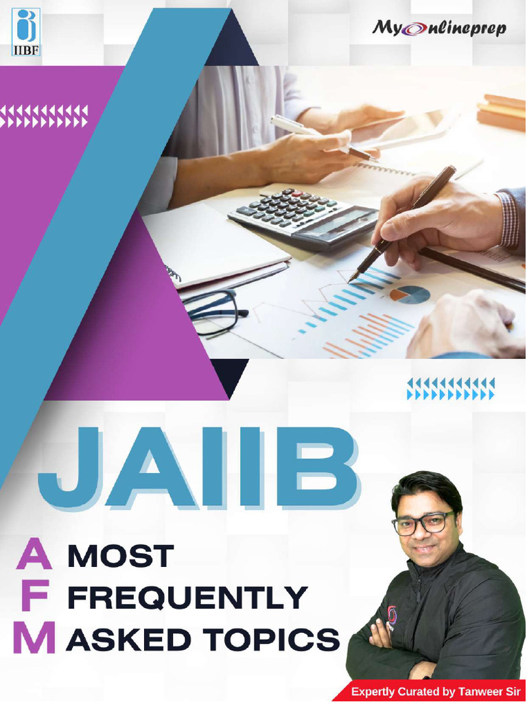 JAIIB AFM Key Topics and Questions | PDF | Generally Accepted ...