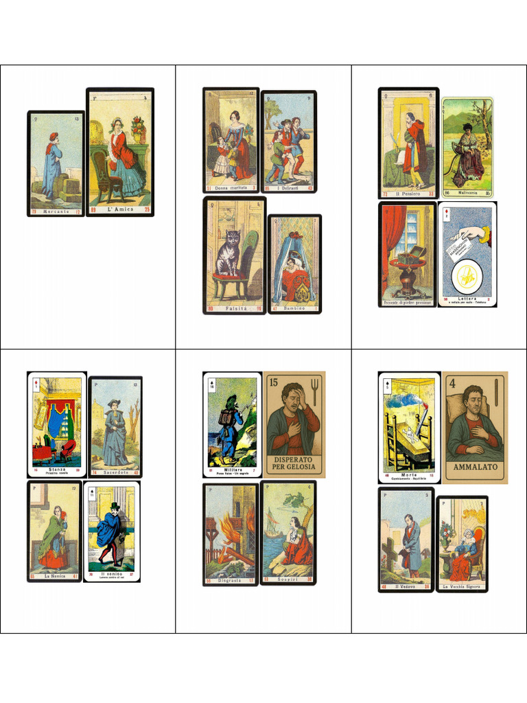Cartas Vera Sibilla A4 Completas | PDF