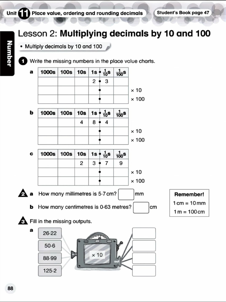Y5 Math Chap 12 Decimal | PDF