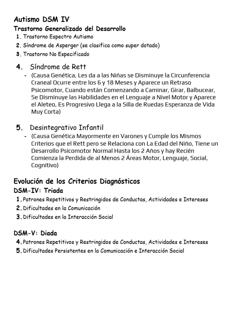 Trastornos del Espectro Autista: Guía Completa | PDF | Autismo ...