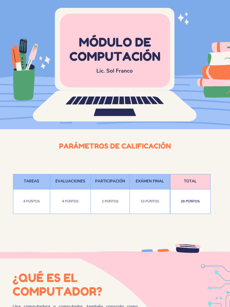 Introducción a la Computación y Hardware | PDF | Hardware de la ...