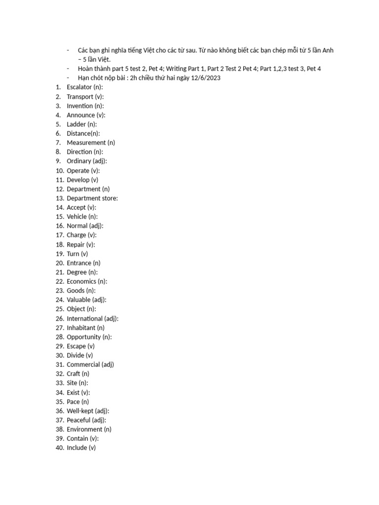 Pet 4 Test 3 | PDF