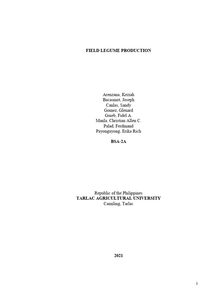 Narrative Report On Field Crop Production Practicum | PDF | Agriculture ...