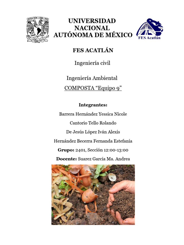 Elaboración y Análisis de Composta | PDF | Compost